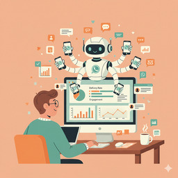 Ilustrasi Smart WhatsApp Blast